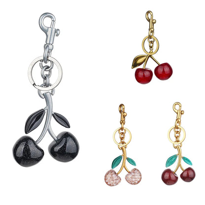 Porte‑clés Cerise – Accessoire fun et coloré