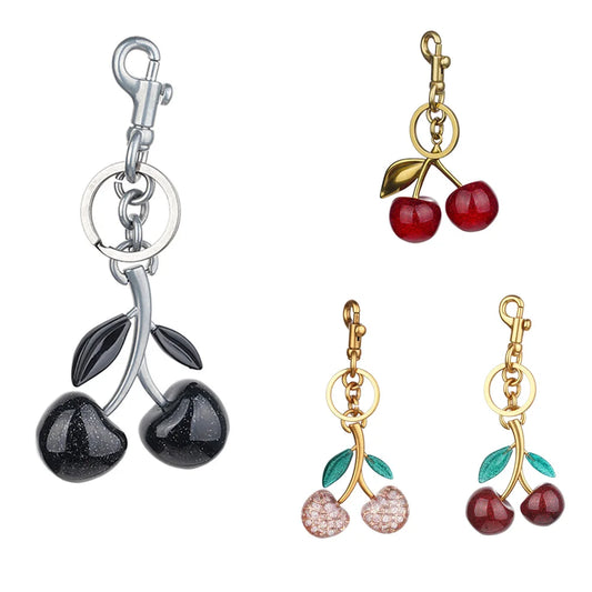 Porte‑clés Cerise – Accessoire fun et coloré