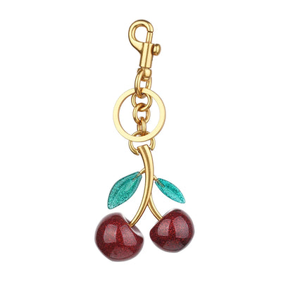 Porte‑clés Cerise – Accessoire fun et coloré